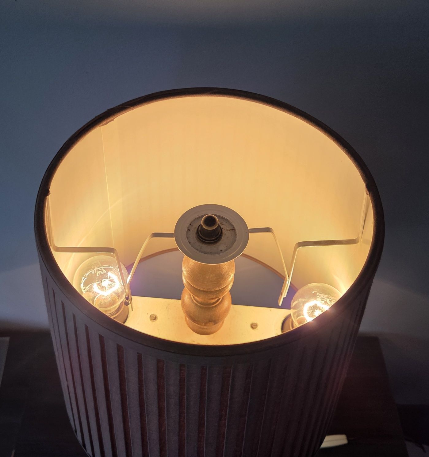 Szklana lampa ZSO Polam Poznań