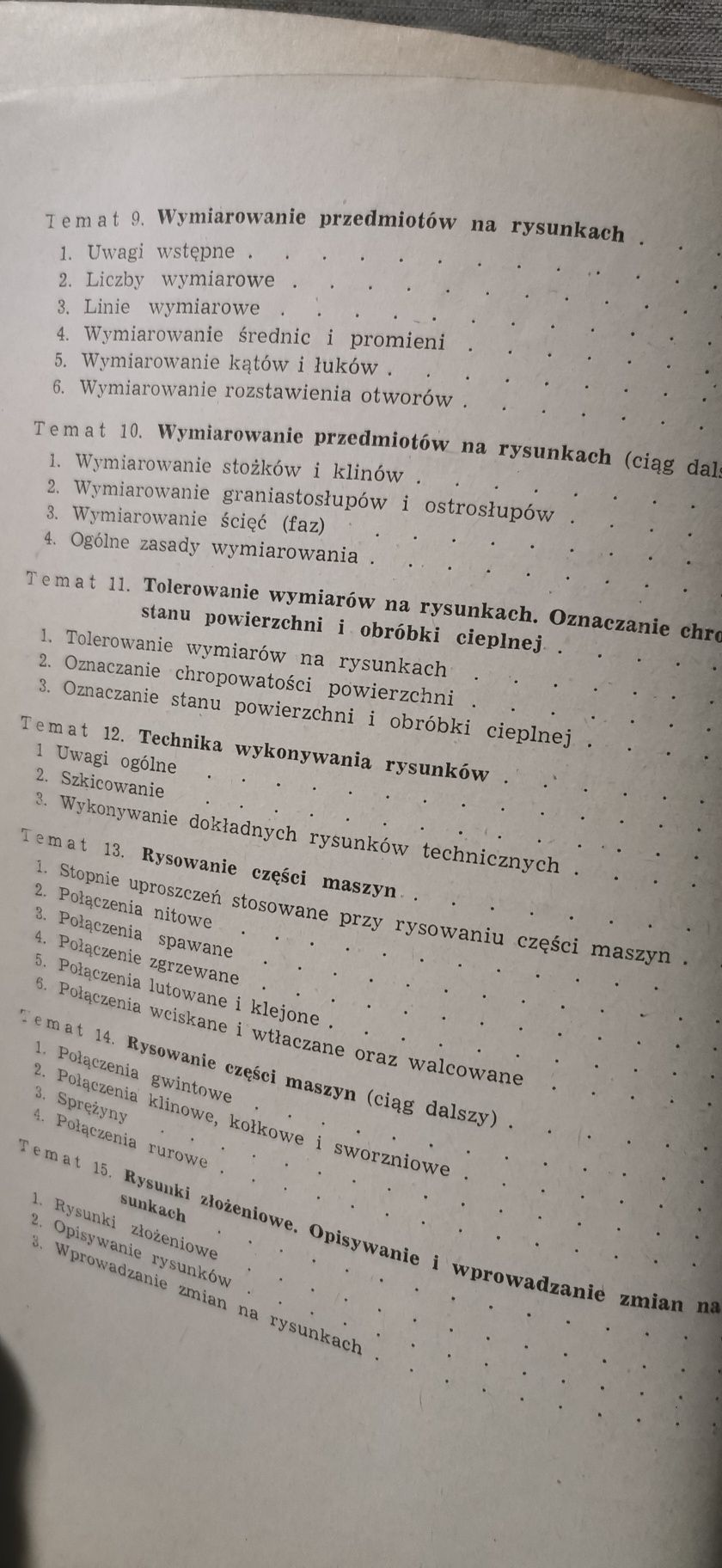 Rysunek zawodowy dla ślusarzy Tadeusz Dobrzański
