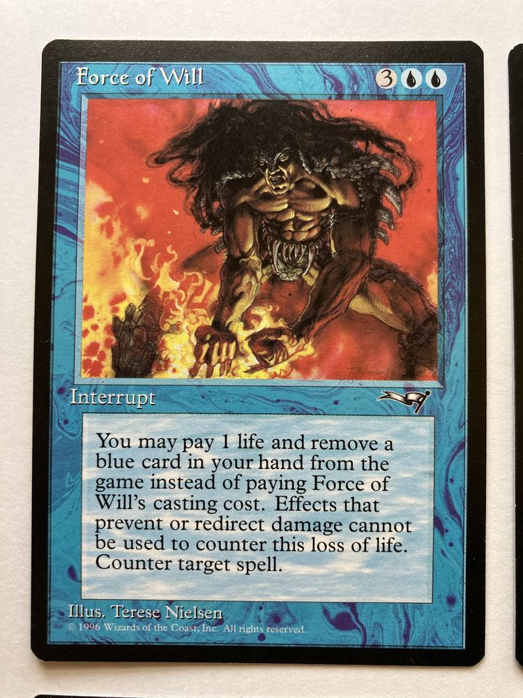 Magic the gathering , Force of will playset