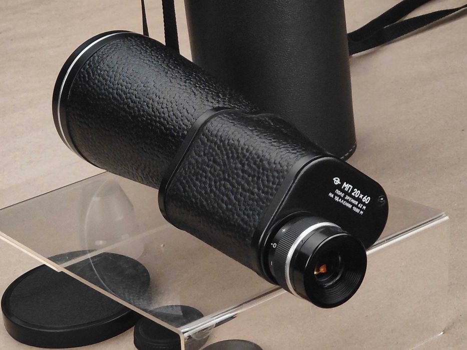 Монокуляр МП 20х60 ЗОМЗ (Новый Комплект) (Сетка?) (1989год) СССР