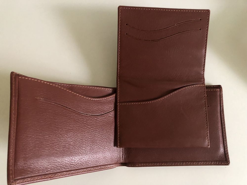 Продам новое мужское портмоне Leather North, натуральная кожа