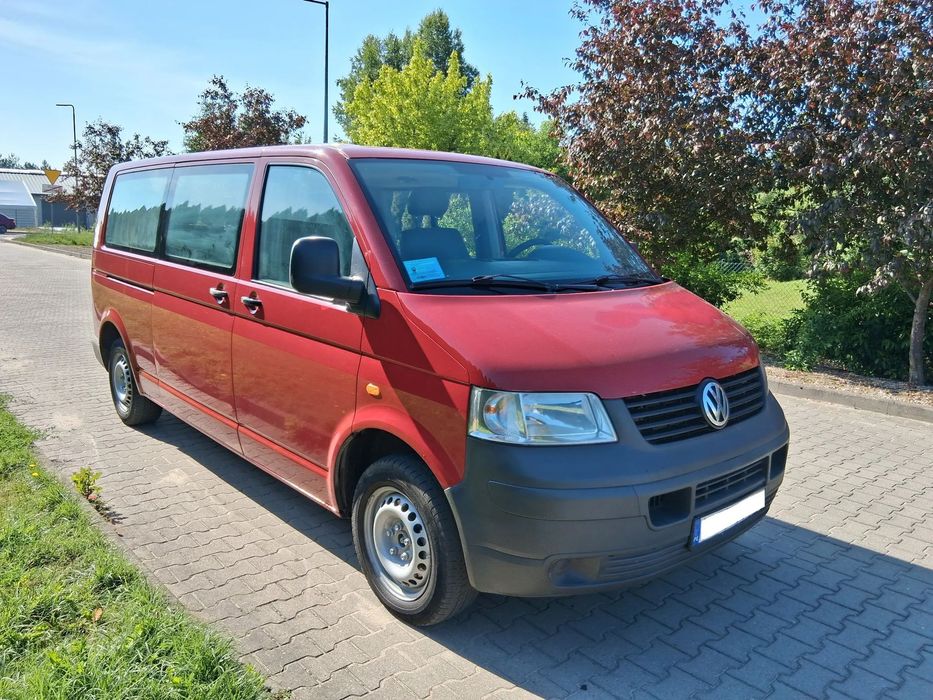 Volkswagen Caravelle Transporter PL.Salon, 1.9 TDI, 9 Osób, Klimatyzacja, Elektryka