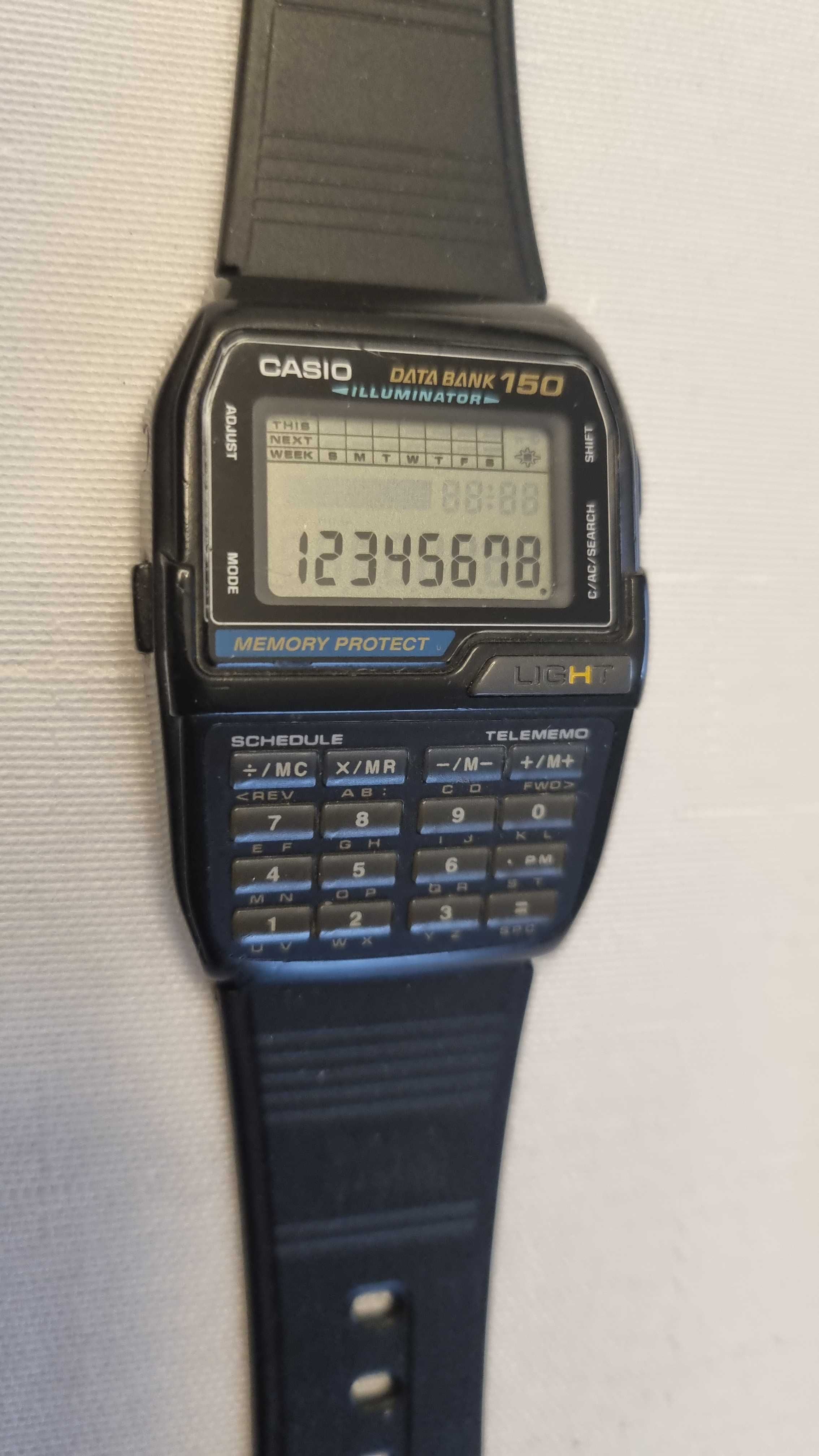 Zegarek Casio DBC-150, Vintage, z lat 90 ubiegłego wieku.