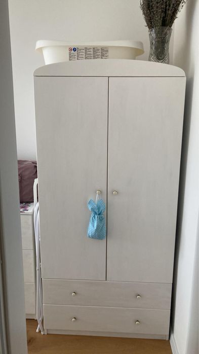 zestaw mebli do pokoju dziecięcego, szafa+komoda, Meblik
