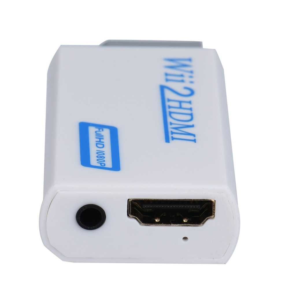 Conversor Adaptador Wii para HDMI Full HD 1080P + Áudio 3,5 mm