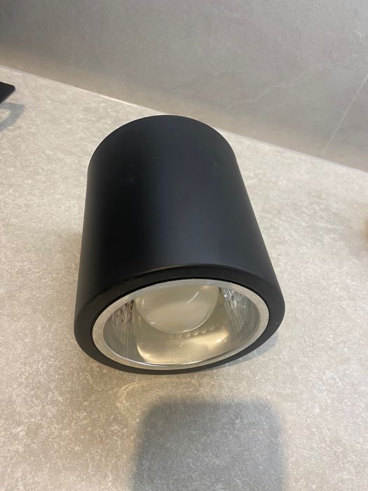 Luminex czarny spot sufitowy 2 szt