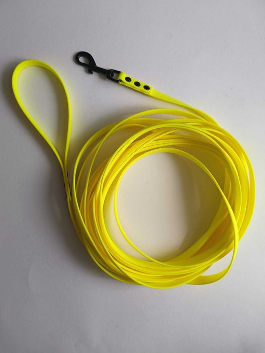 Linka treningowa smycz hexa plaster miodu wodoodporna 10m 16mm neon