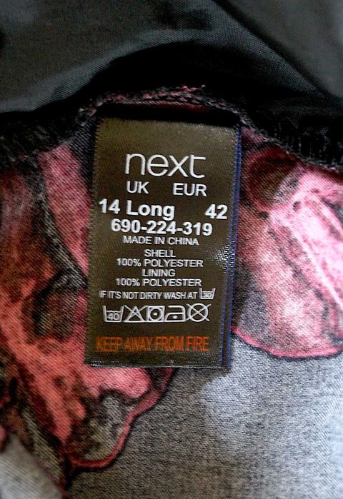 Жіночий брючний напівкомбінезон NEXT 48 розмір принт метелики