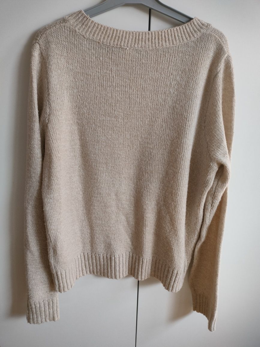 Sweter beżowy XS H&M