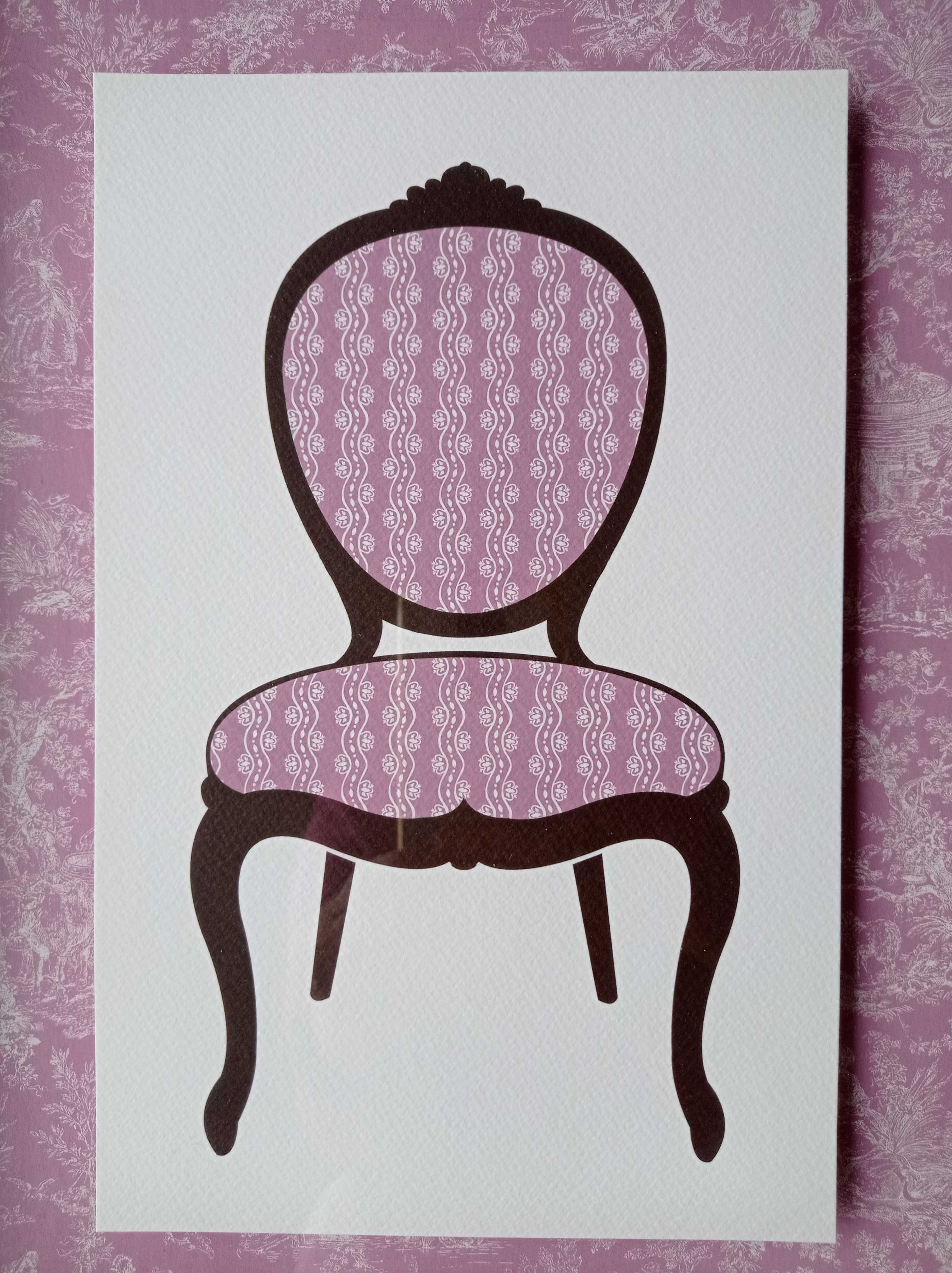 Obraz/ grafika przedstawiająca krzesło , IKEA