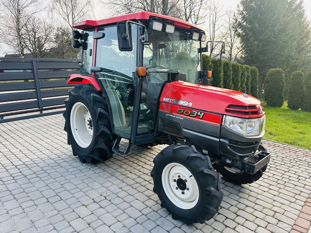 Traktor Mitsubishi 4x4 kabina ZAREJESTROWANY, brutto,  Kubota Iseki