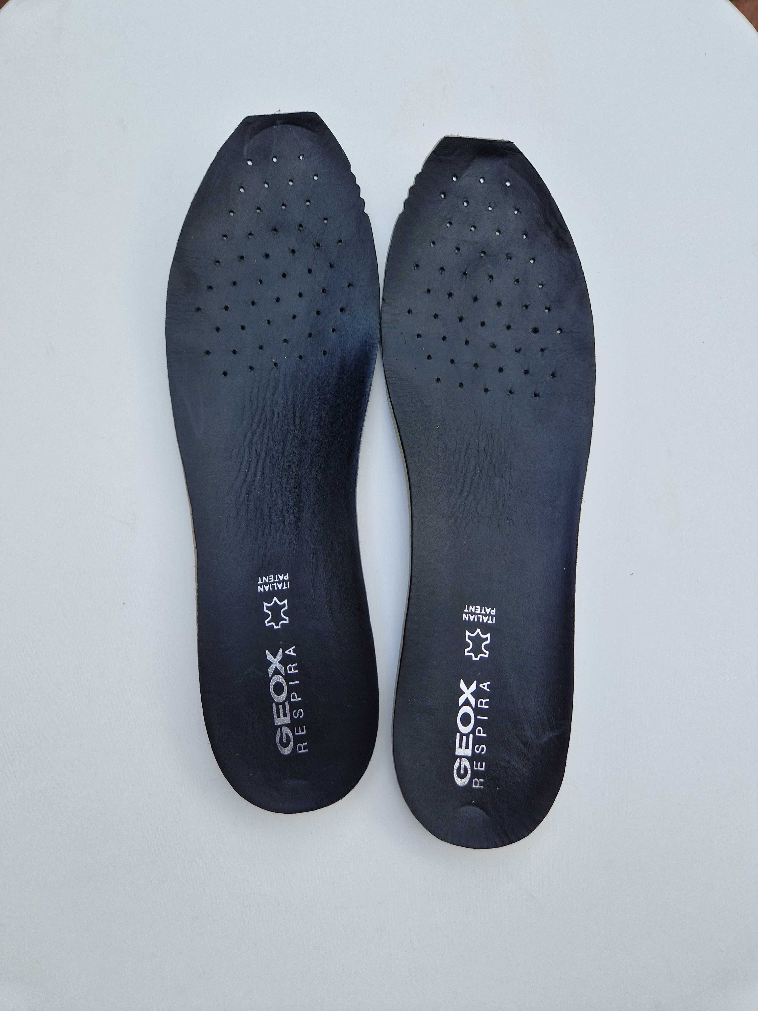 Geox Respira skórzane brązowe buty damskie rozmiar 38 (25 cm)