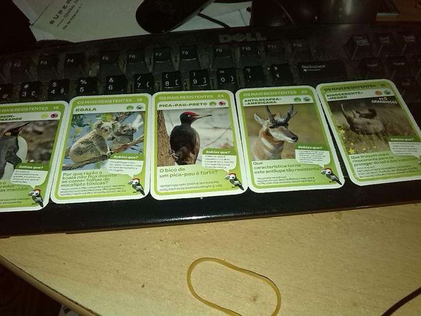 super animais trading cards lote -portes grátis