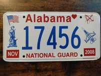 Tablica rejestracyjna Usa Alabama - specjalna