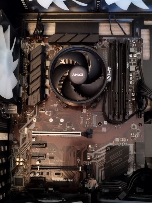 Материнська плата MSI B550 + процесор Ryzen 5 5600