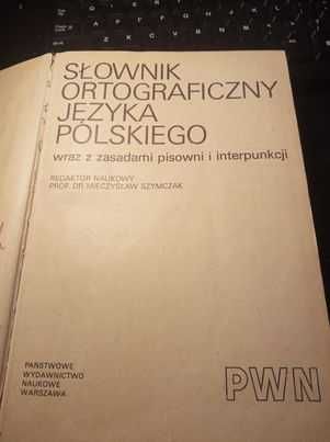 Słownik Ortograficzny Języka Polskiego 1983