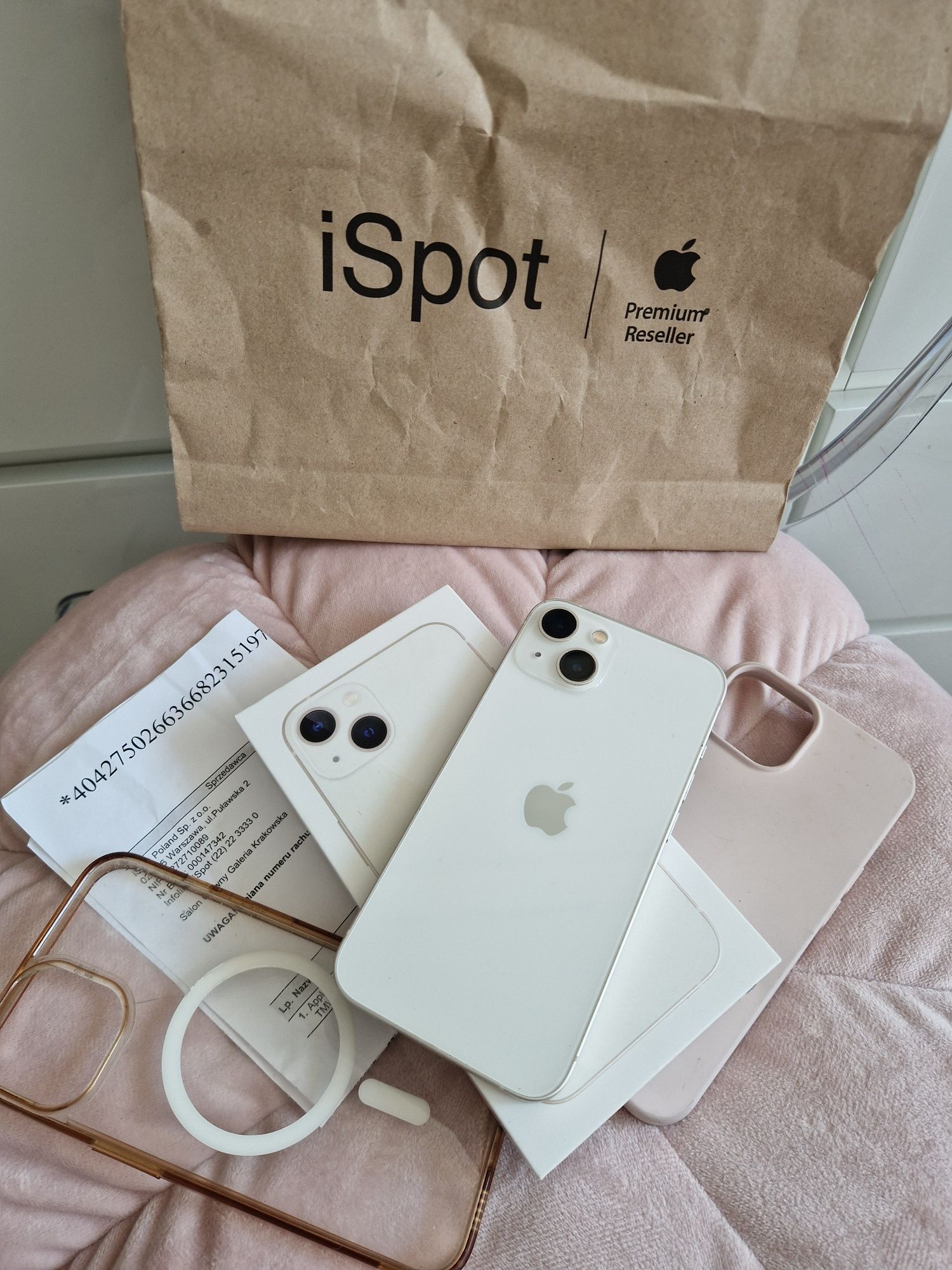 Jeszcze Rok gwarancji_ IPHONE 13_ze sklepu Apple iSPOT_Jak Nowy!