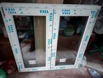Nowe okno plastikowe PCV profil veka. 1140 x 1150 mm