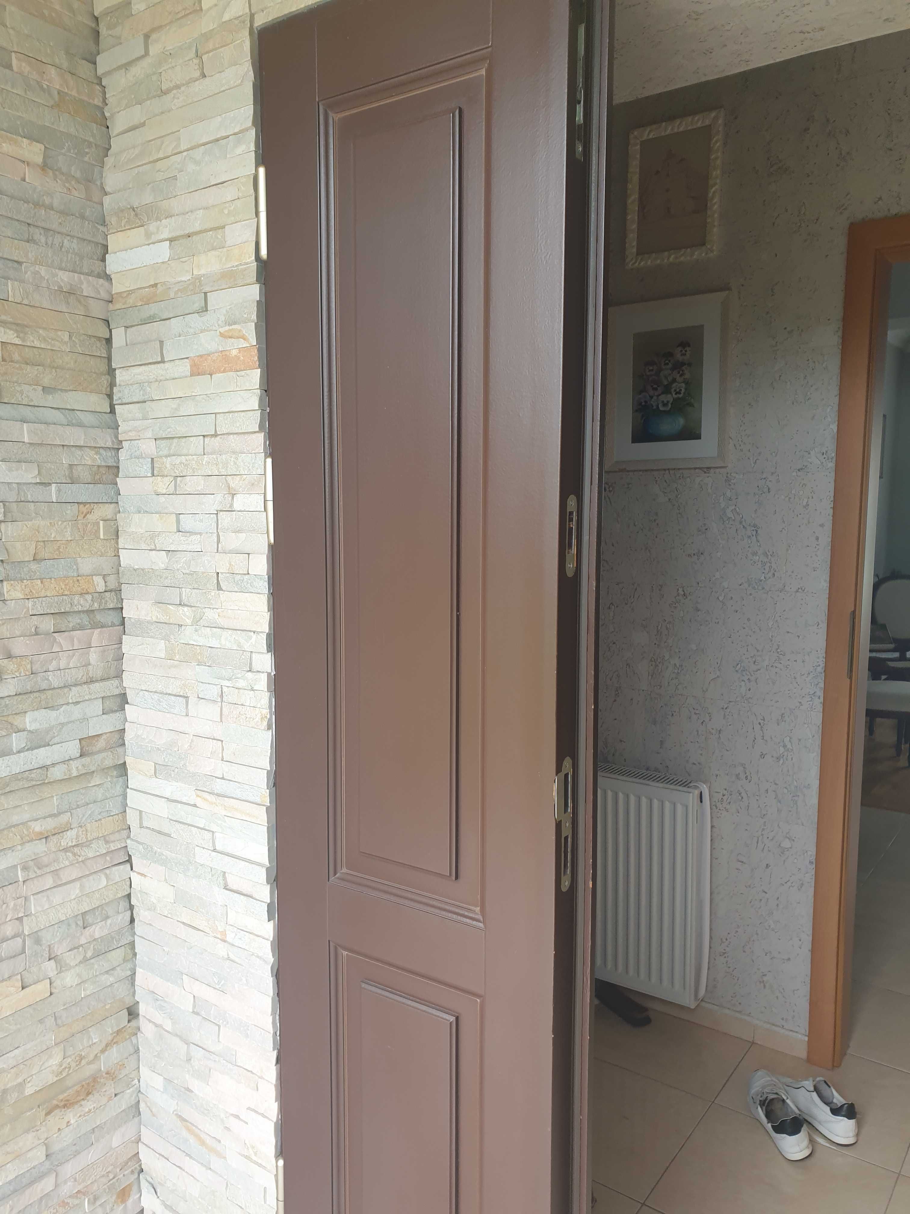 Drzwi zewnetrzne cieny brąz