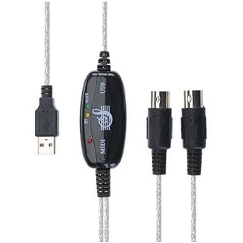 Cabo para ligar midi usb, usb midi - Novo