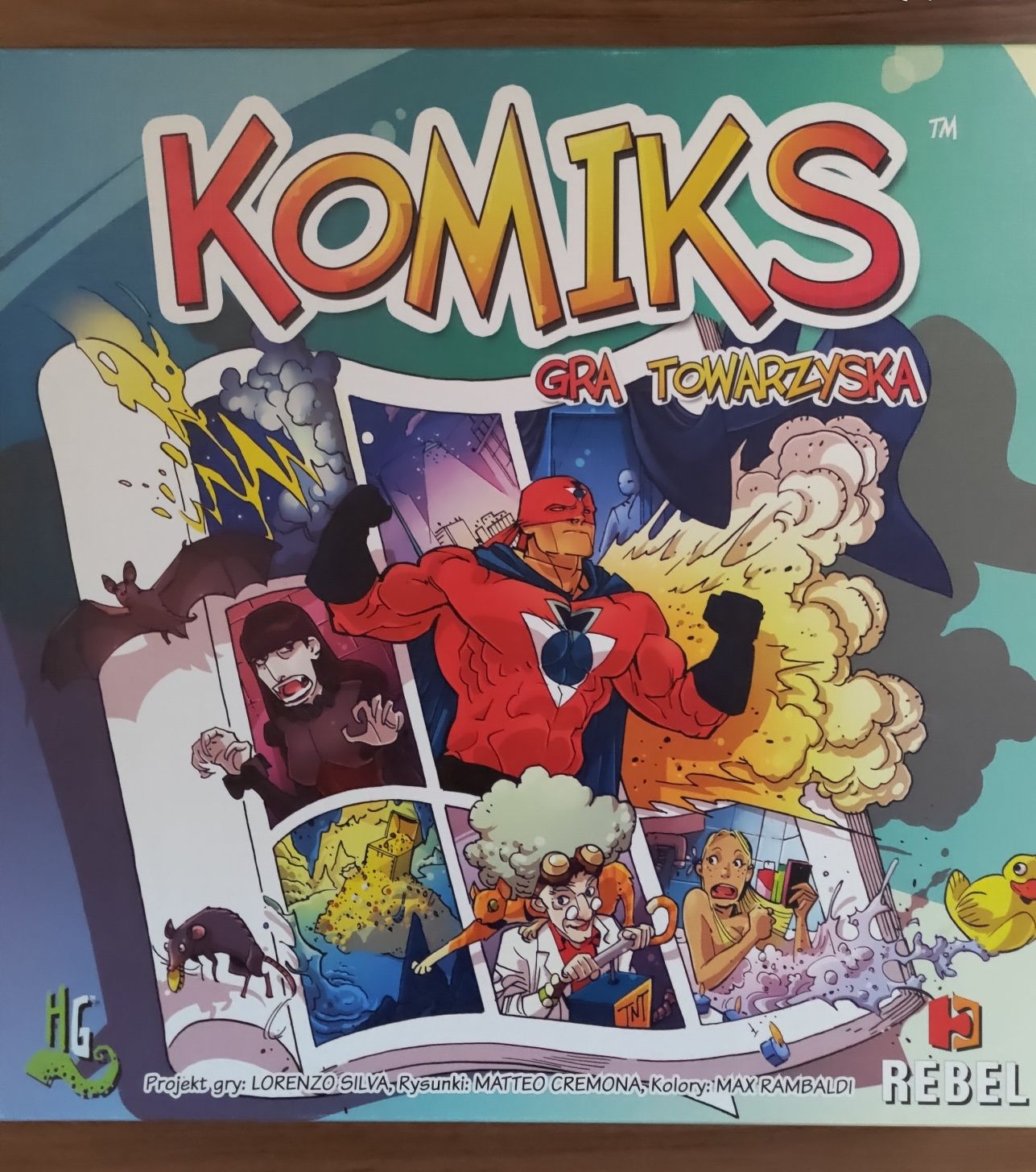 Wyprzedaż planszówek Gra KOMIKS jak nowa