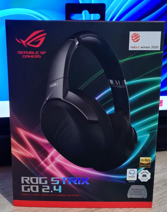 Headset ASUS ROG Strix GO 2.4 Wireless