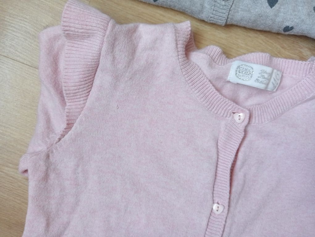 Sweterek dziewczęcy sweter dla dziewczynki bolerko Smyk Reserved 116 c