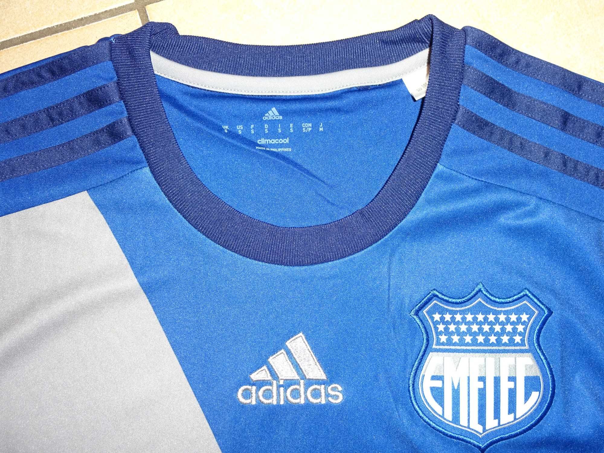 ADIDAS EMELEC Pilsener climacool oryg. NOWA niebieska koszulka S