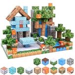 Магнітний конструктор Майнкрафт 100 кубики Minecraft Блоки на магнітах