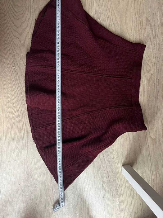 Жіноча спідничка  zara бордово/коричневого кольору