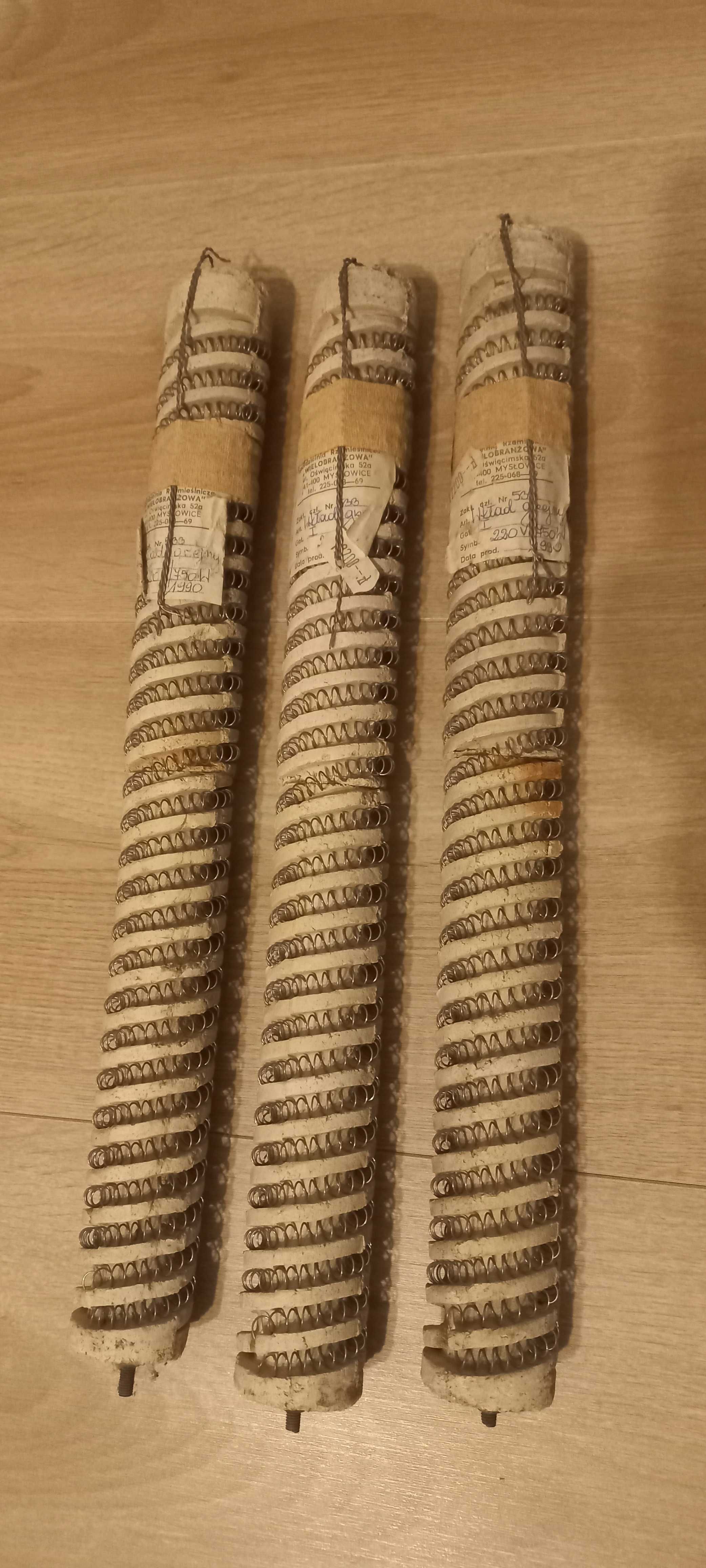Wkład elektryczny do pieca spirala