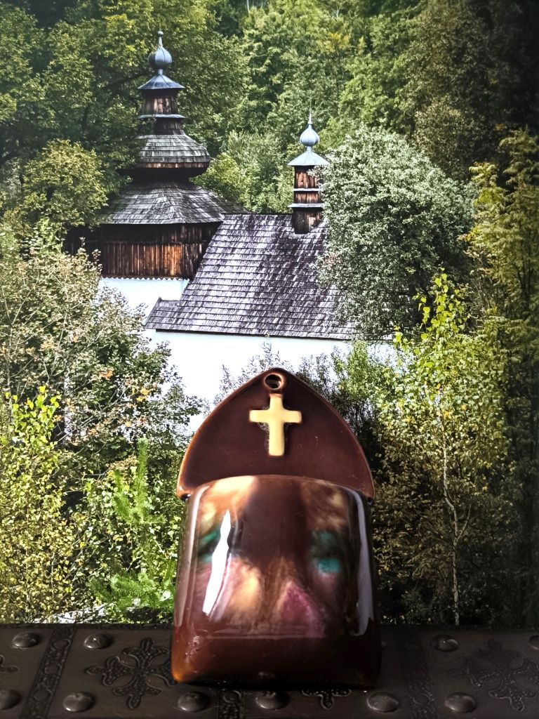 Kropielnica piękna stara ceramika