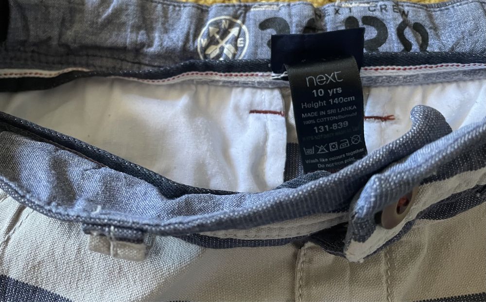 Шорты next 10 лет