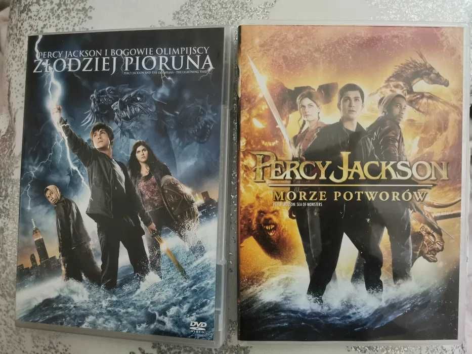 Film DVD cz. 1 i 2 Percy Jackson Złodziej Pioruna, Morze potworów