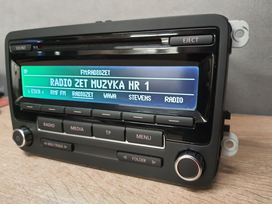 Radio samochodowe VW Volkswagen RCD310 CD z MP3 Passat B7 Golf VI +KOD