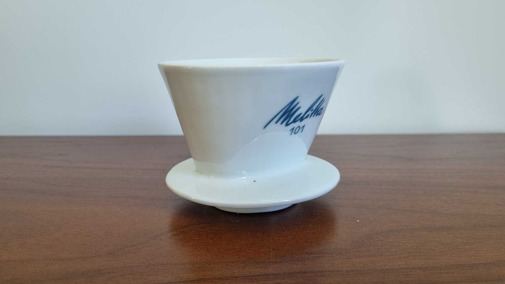 Melitta 101 Dripper z lat 60 Vinatge Retro PRL ceramiczny nie używany