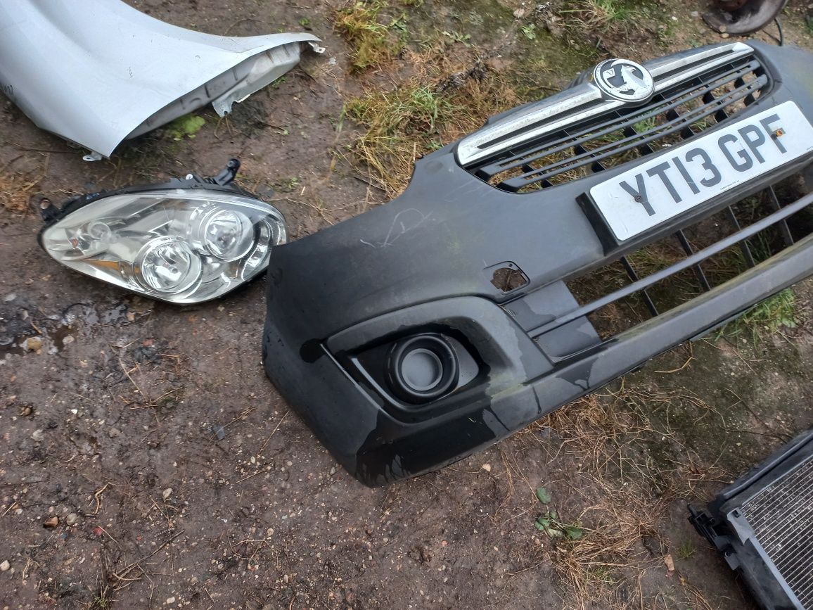 Przód kompletny opel combo D maska pas przedni zderzak błotnik lampa
