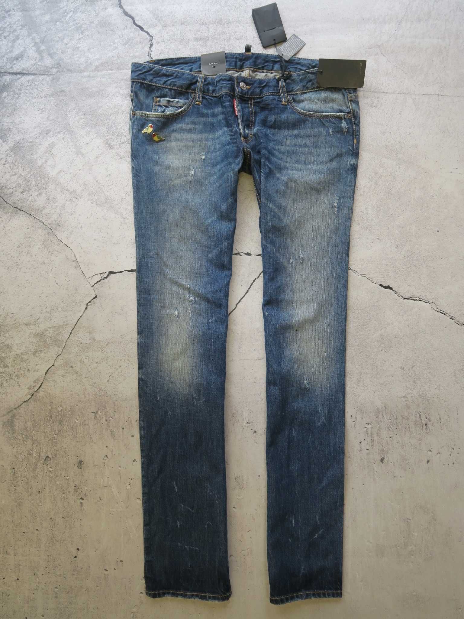 Dsquared2 spodnie jeansowe nowe slim jeans 48
