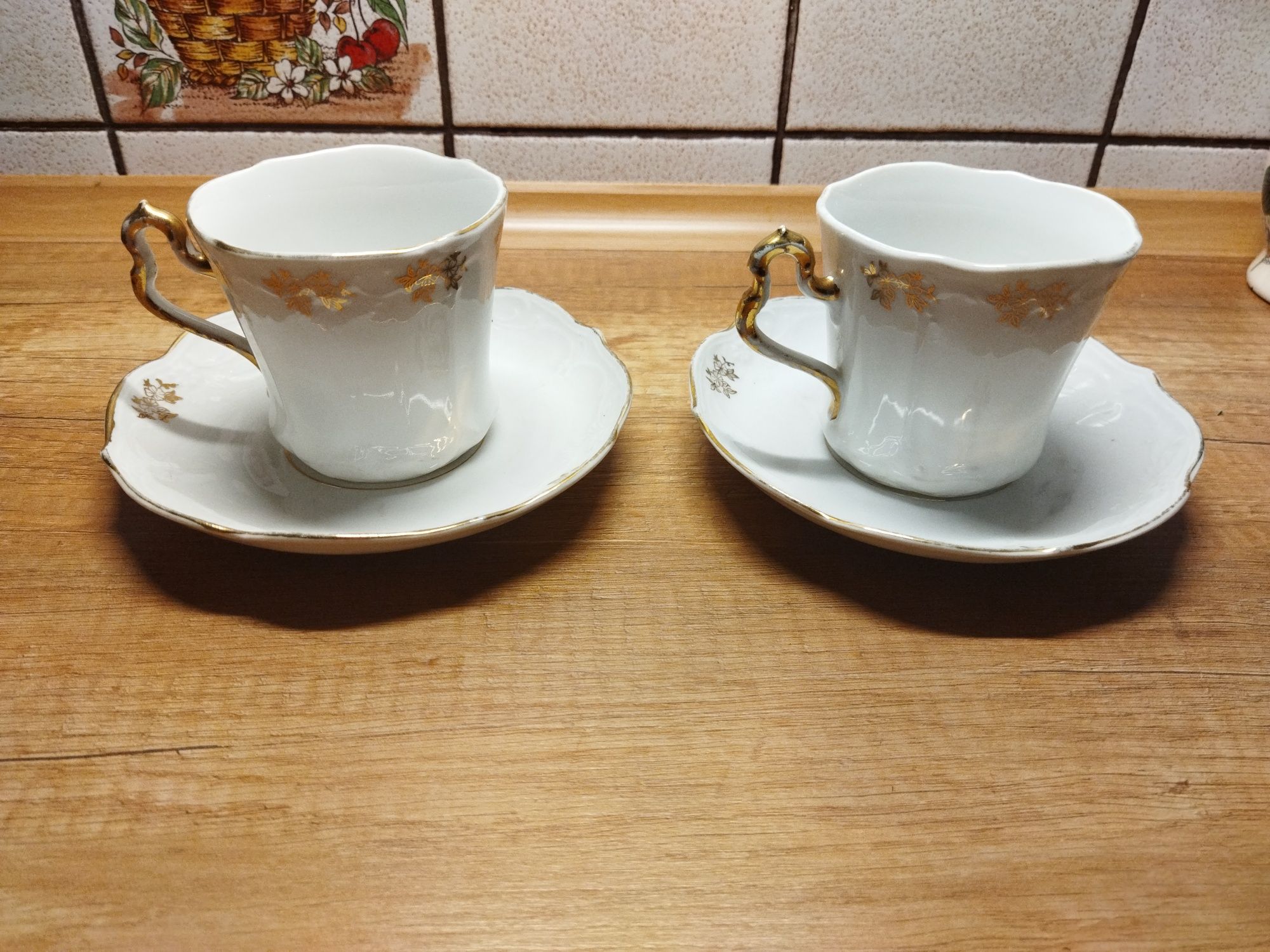 Zestaw Carl Tielsch starych Duo dla dwojga do herbaty