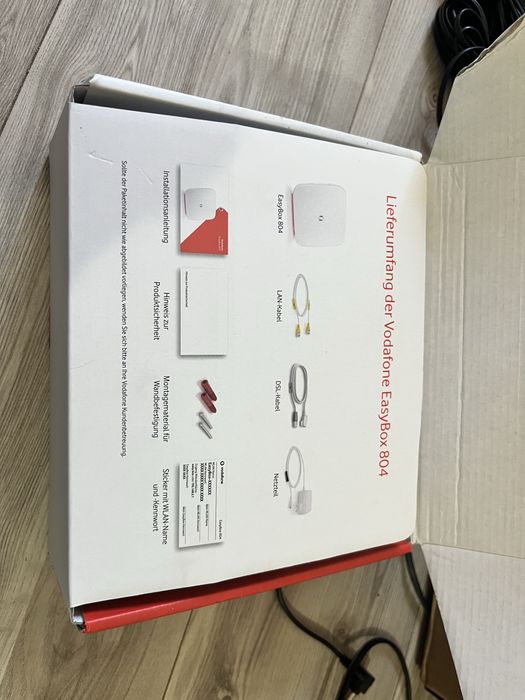 Router Vodafone EasyBox 804 VDSL/ADSL, Dual-Band WLAN, Komplet
