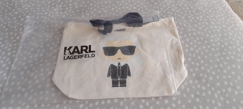 Karl Lagerfeld duża torba na lato