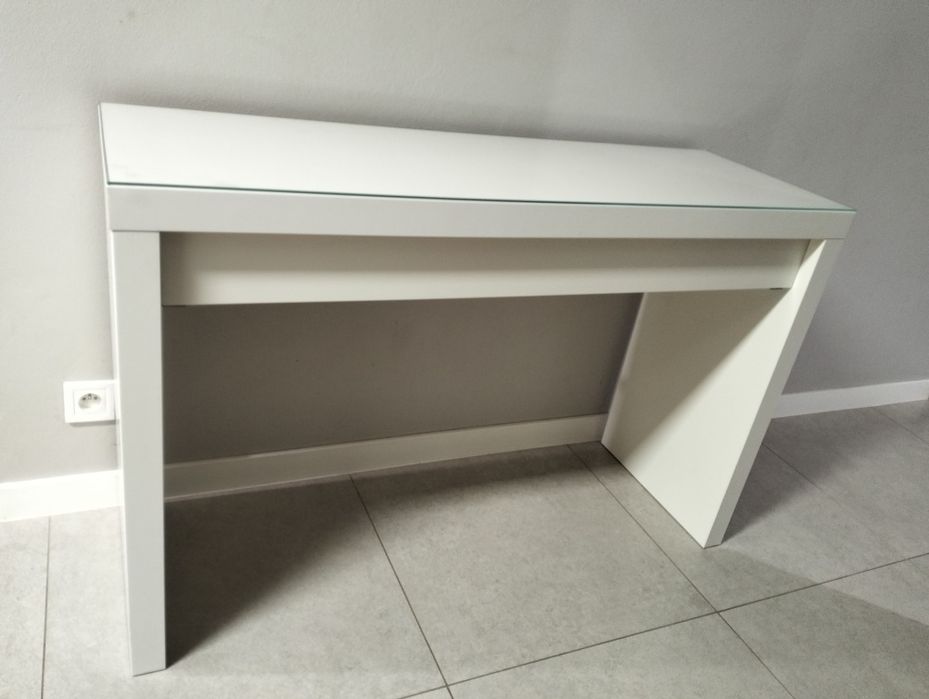 Toaletka MALM IKEA 120x41 ze szkłem