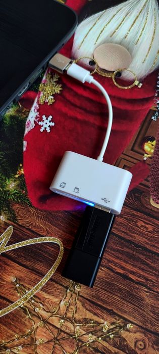 Картрідер 3 in 1 USB-C Card Reader на USB та SD/TF Card