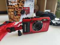 Olympus Tough TG-4 czerwony Zestaw