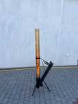 Lampa ogrodowa ogrzewacz na pellet