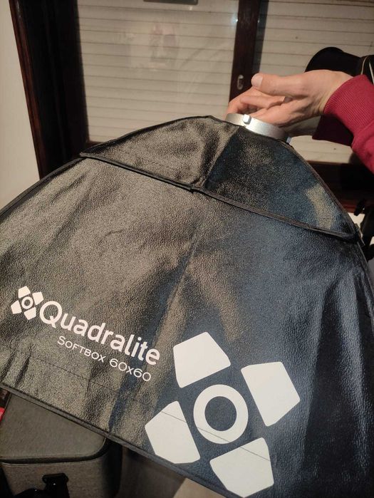 Luz Profissional de fotografia com SoftBox 60x60