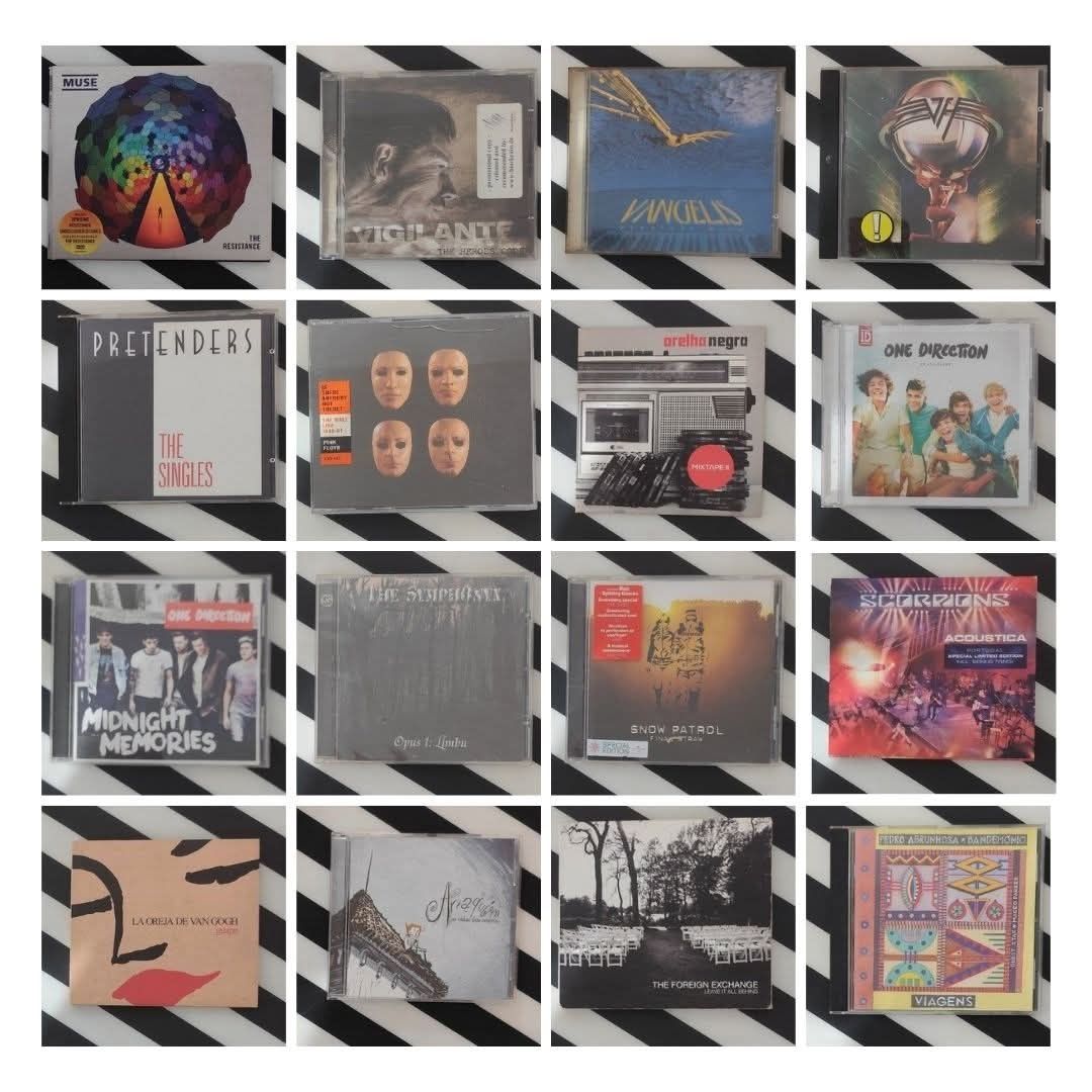 Lote de mais de 1000 CDs vários generos