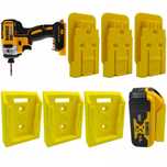 Zestaw Uchwytów 3x Narzędzie 3x Bateria Dewalt 18v