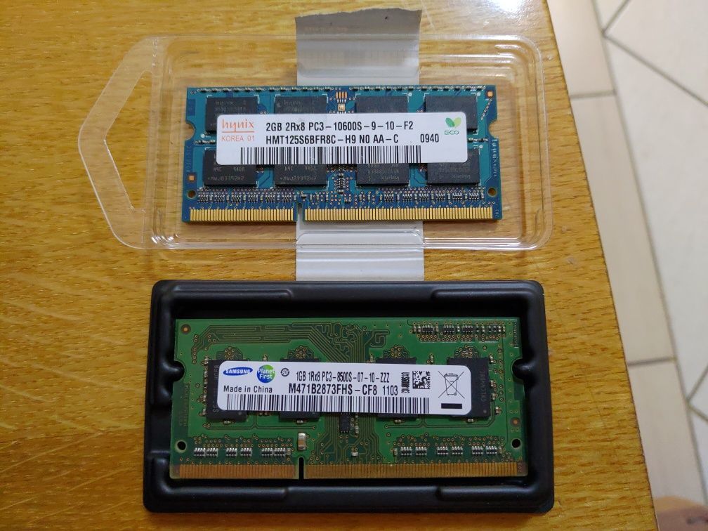 Оперативна пам'ять 3ГБ для ноутбука DDR3