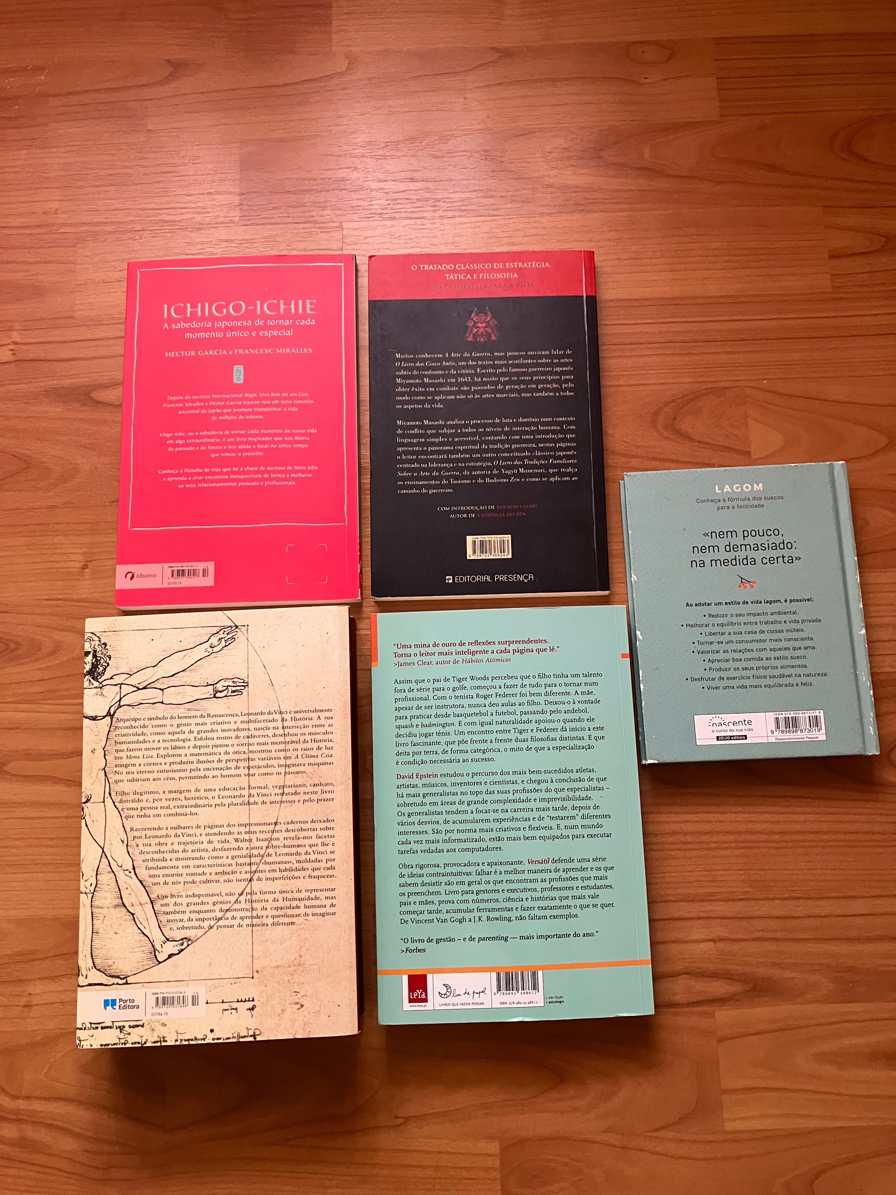 Livros de diversos autores